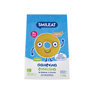 Smileat Luomu Speltti- ja Omenakeksit, Luomukeksit vauvoille, 220g