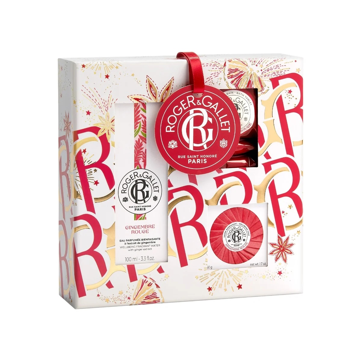 ROGER & GALLET Set Noel 2023 Ginger Rouge parfümeeritud kehakomplekt
