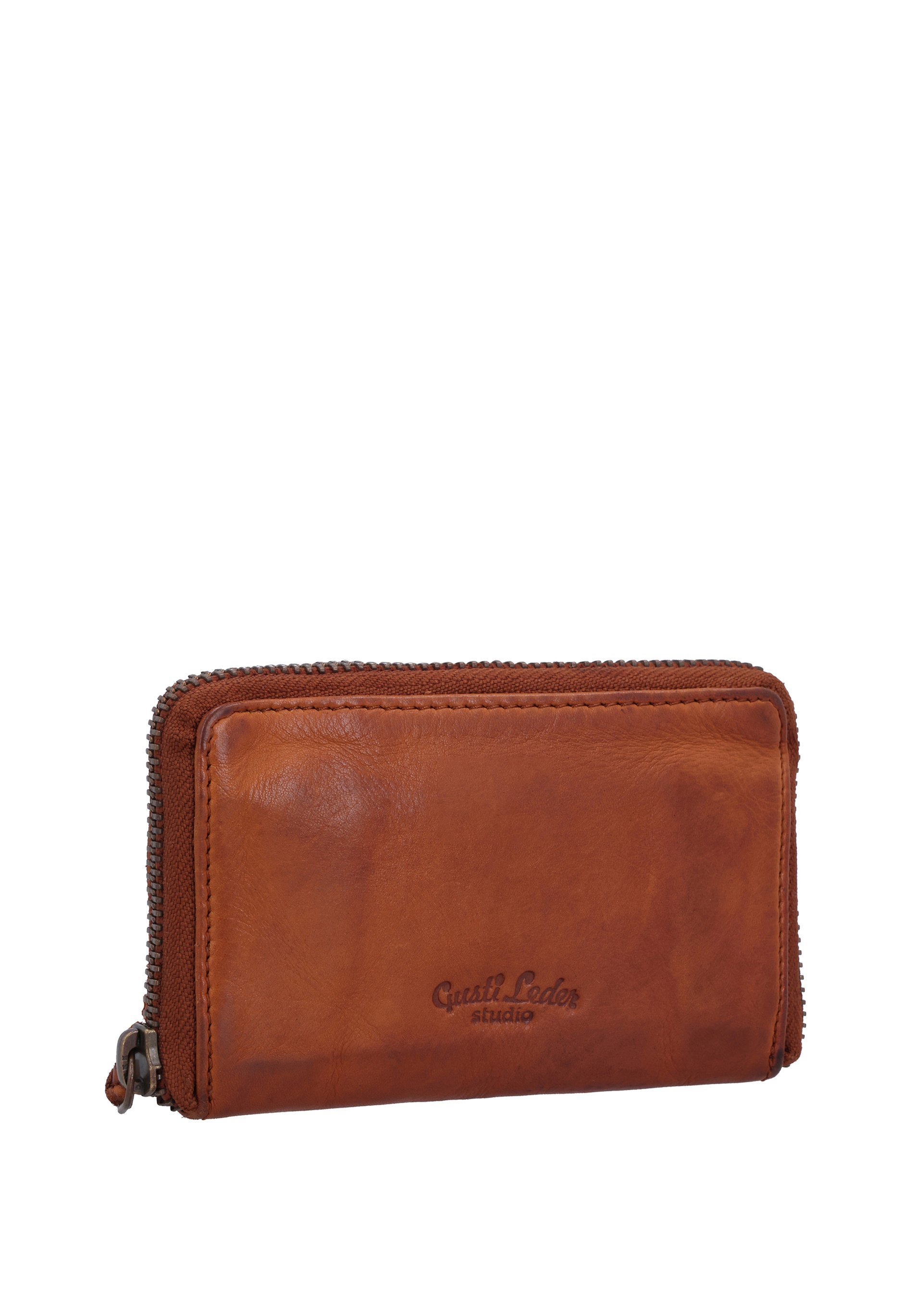 Gusti Leder AENNA - Portemonnee - cognac