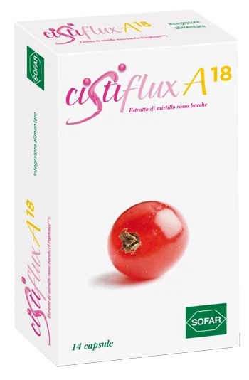 CISTIFLUX Cistiflux A18 Voedingssupplement voor de urinewegen 14 capsules