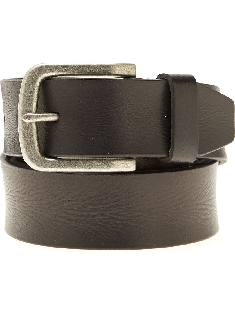 Leren riem - Zwart