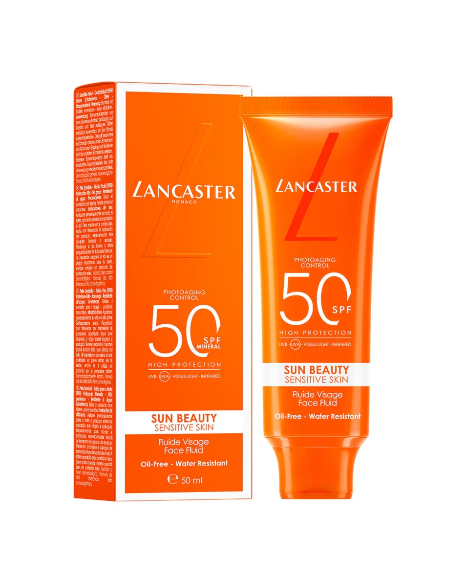 LANCASTER Sun Beauty Sensitive Skin Face Fluid SPF50 για ευαίσθητο δέρμα