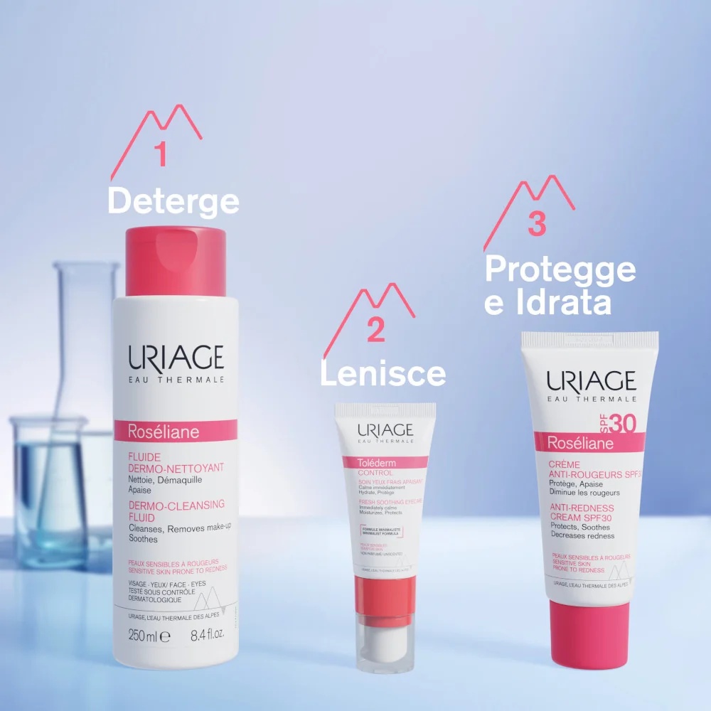 URIAGE Uriage Rosèliane punetusevastane kreem SPF 30 40 ml rahustav nahk