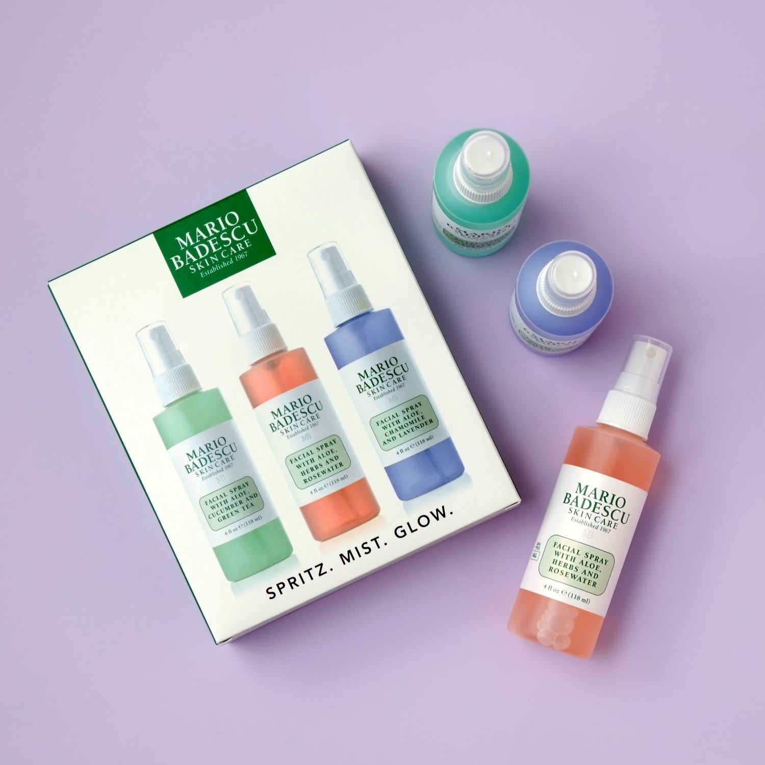 Sada starostlivosti o tvár Mario Badescu Face Spa Spritz Mist Glow – 1 kus