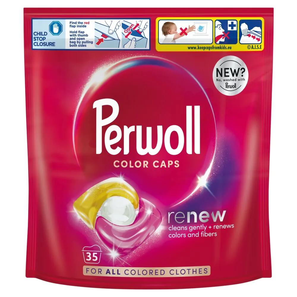 Perwoll Renew Caps Color 35 szt