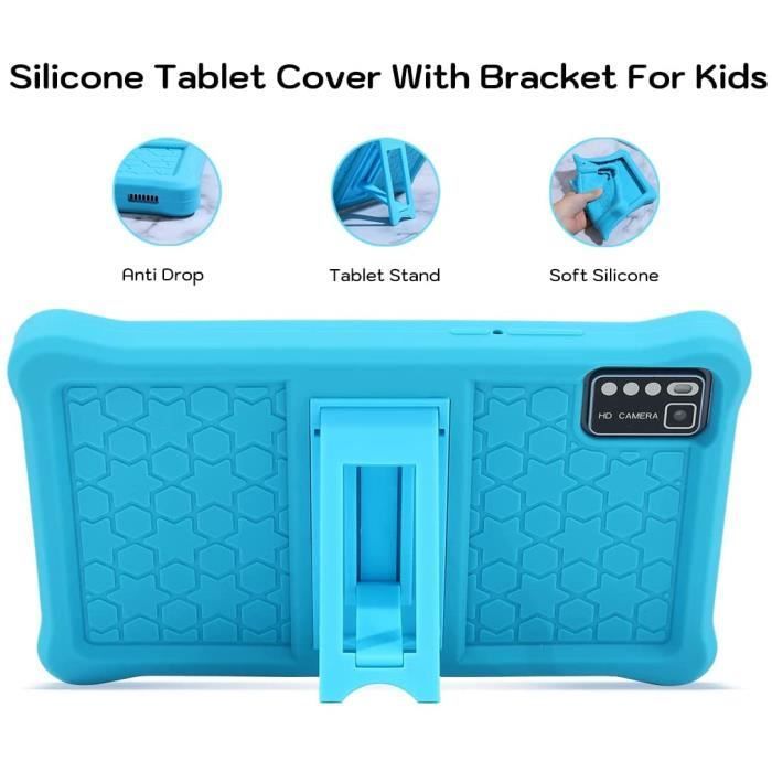 Tablette Enfants 7 Pouces,Android 11 Tablette,64GB ROM ,HD 1280 * 800 IPS Screen,Contrôle Parental,Google Playstore certifié