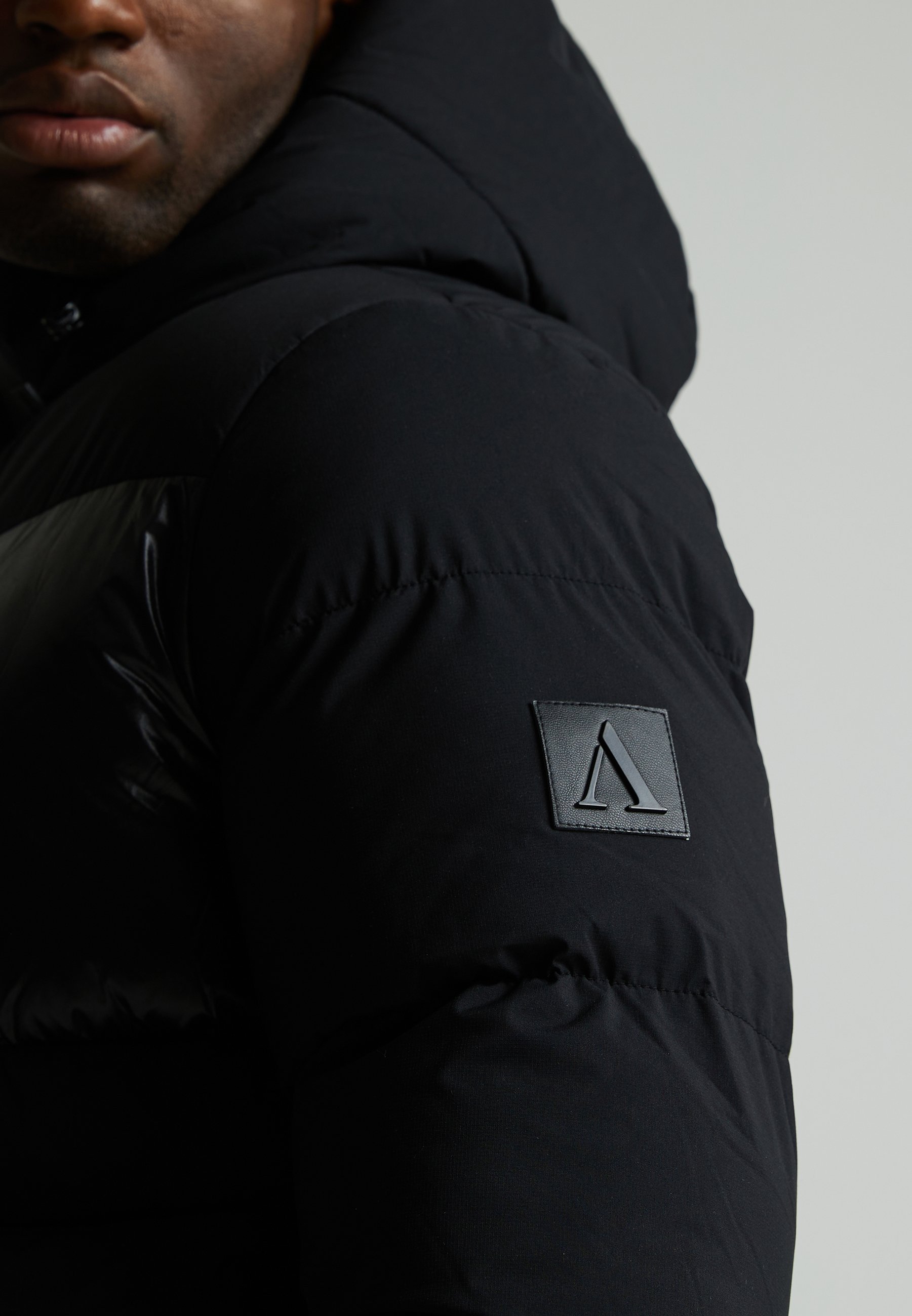 Alessandro Zavetti CARTELLO PUFFER JACKET - Jaqueta de inverno - preto azeviche