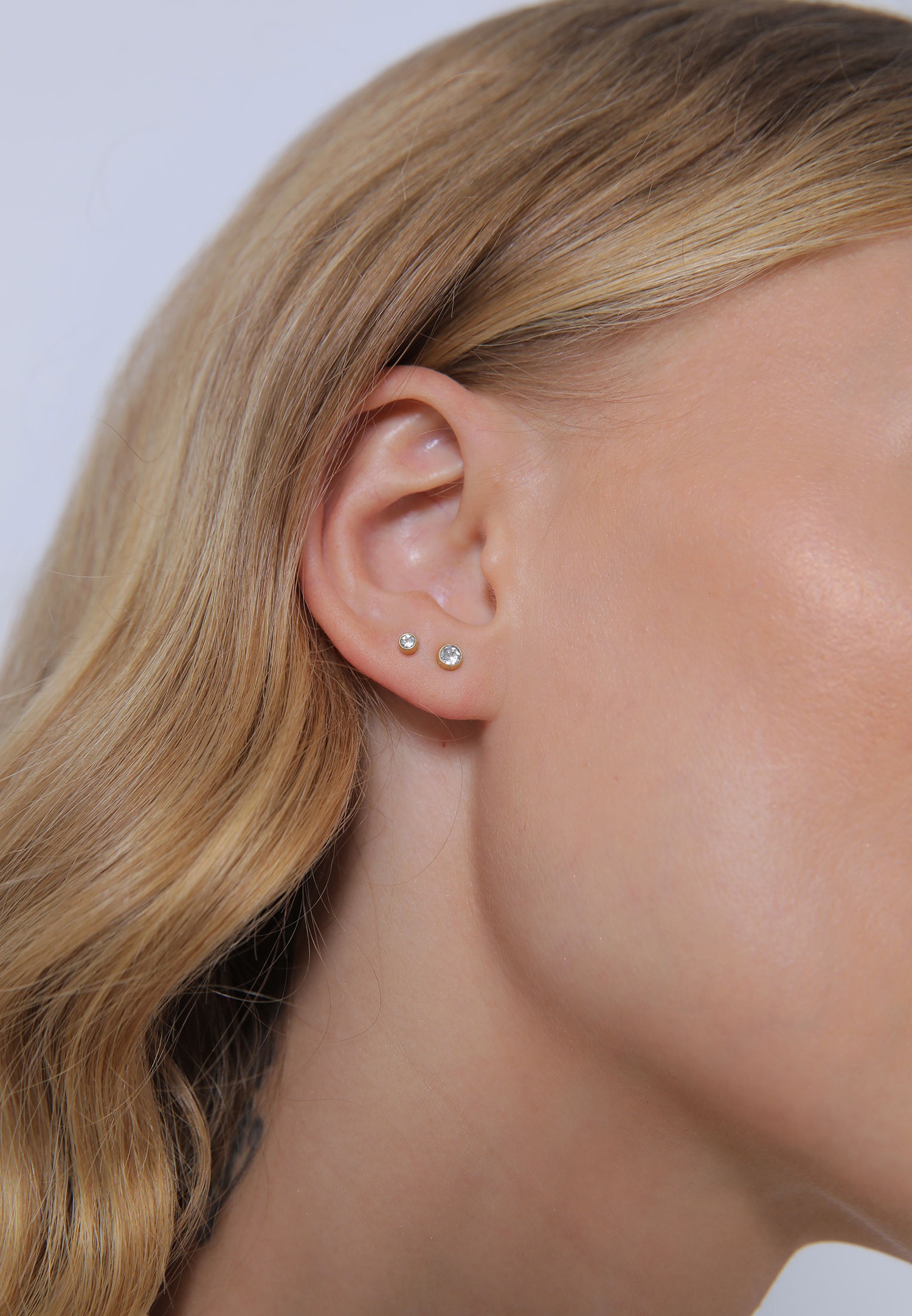 Elli Femmes clous d'oreilles Basique set de 2 avec cristal en argent sterling 925