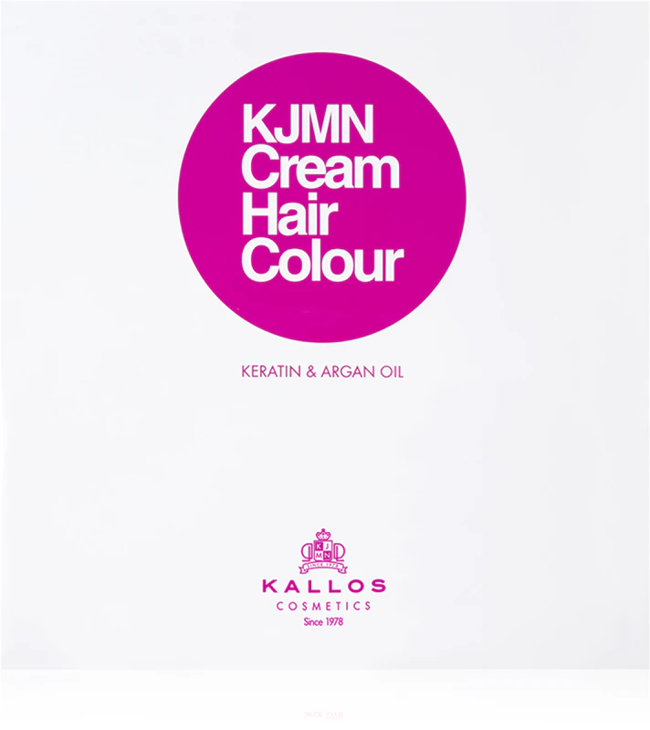 Kallos KJMN Professional Cream Hair Color Keratin & Argan Oil haarkleurmiddel met keratine en arganolie