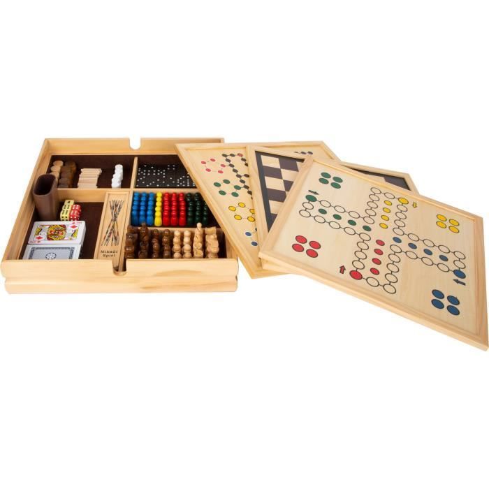 Small Foot game box 36 cm wood/natural cardboard 21 pieces