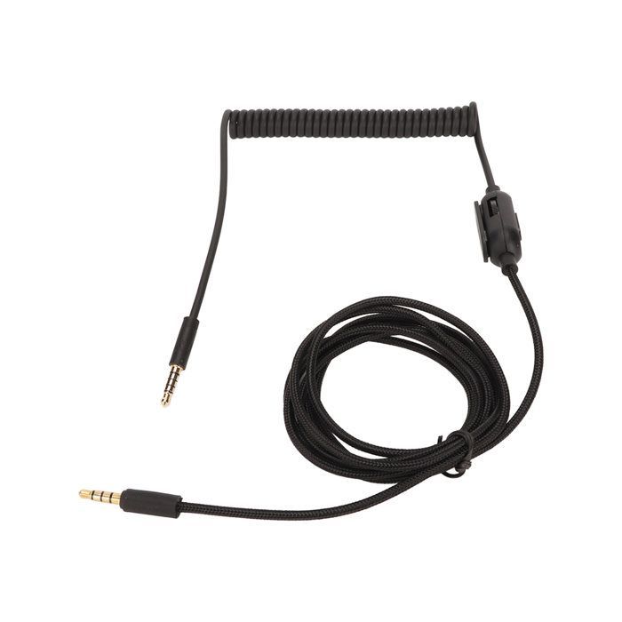 Cavo per cuffie a spirale SURENHAP da 3,5 mm maschio a 3,5 mm maschio, cavo audio a spirale per videoproiettore.