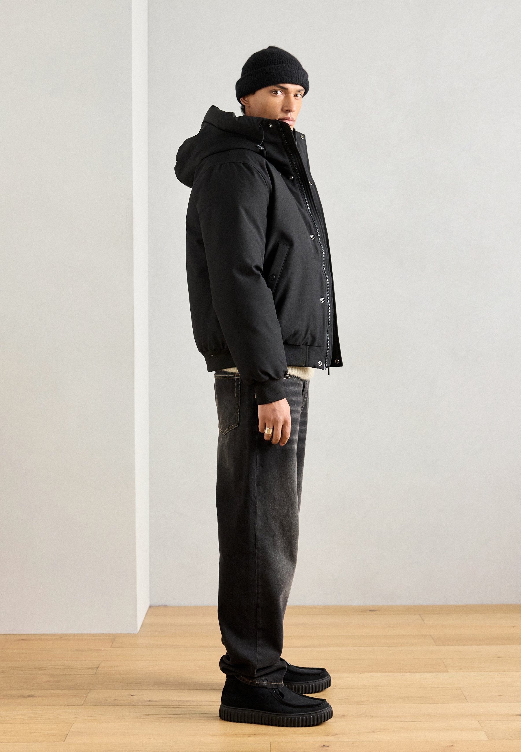 Schott BEEVER - Veste d'hiver - noire