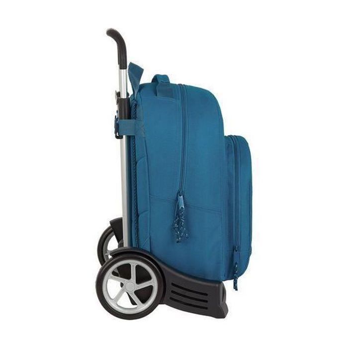 Cartable à roulettes - BlackFit8 - Egeo Bleu - Polyester - Acier - 85 cm