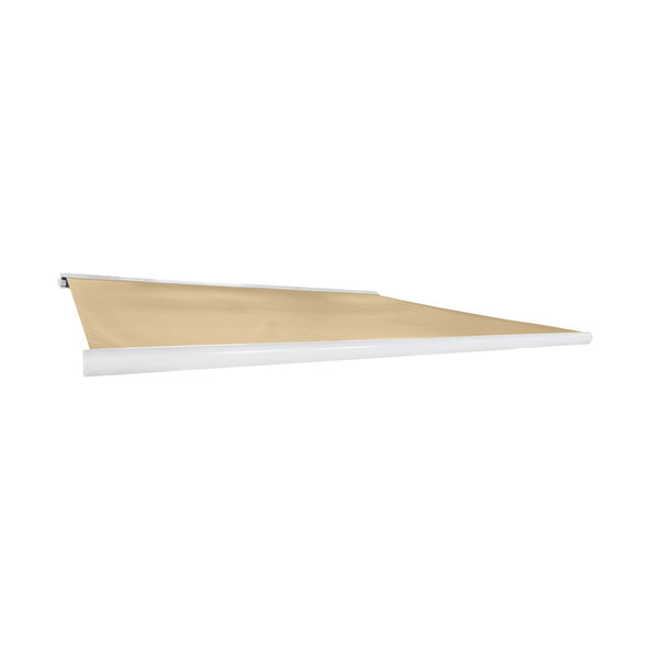 LED-zonnescherm ELOS V2 met volledige cassette, incl. windsensor, zandkleurig, 350 x 250 cm