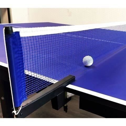 Table Tennis - Ping-Pong Table - Foldable - Outdoor Use - 2 Paddles with Cover + 3 Balls Included - Blue and Black