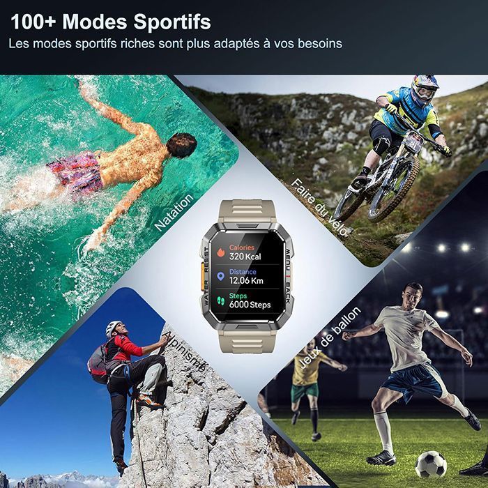 Blackview W60 Montre Connectée Sport 2,01