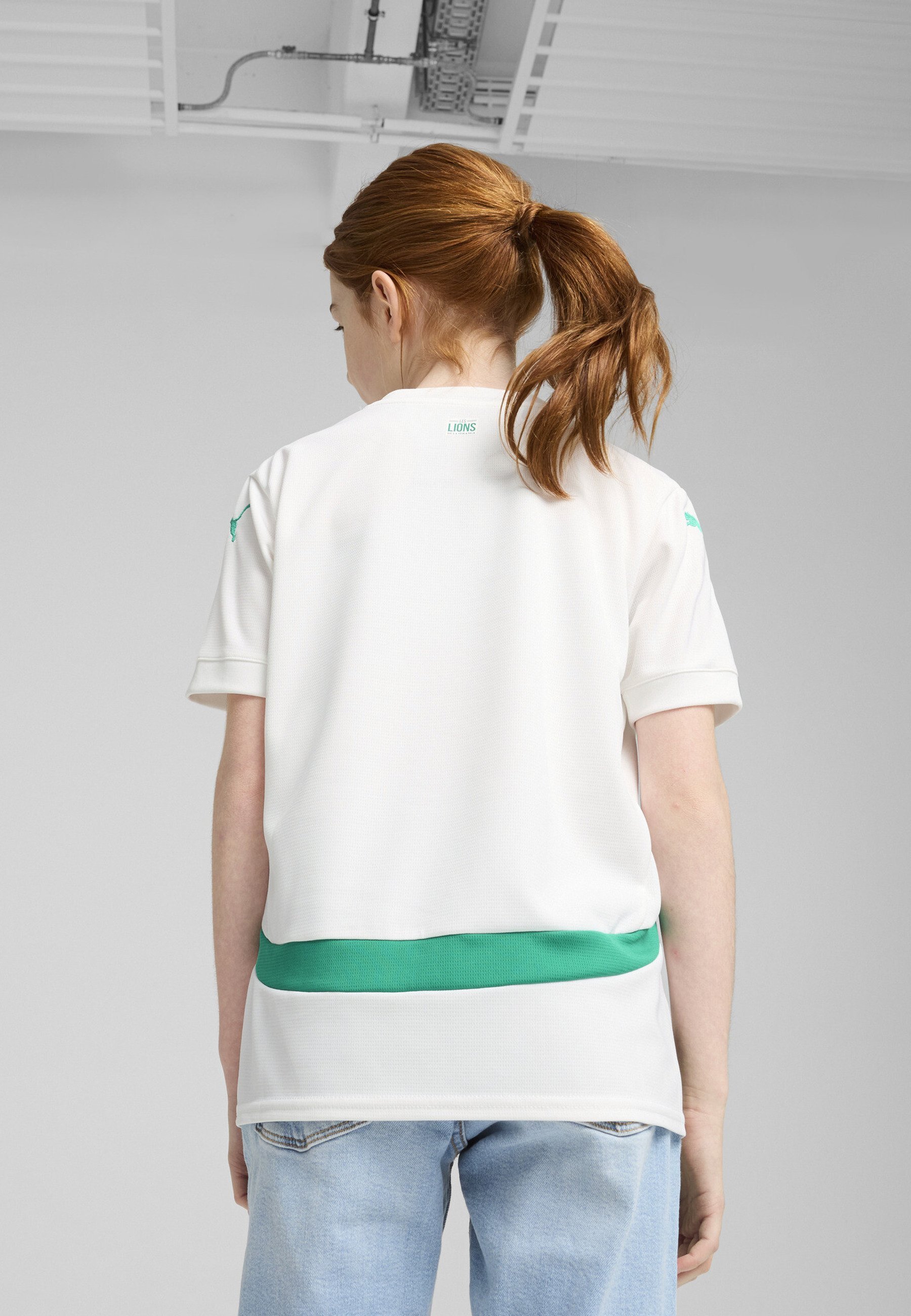 Puma SENEGAL 2025 - Sport T-shirt - wit-sportgroen