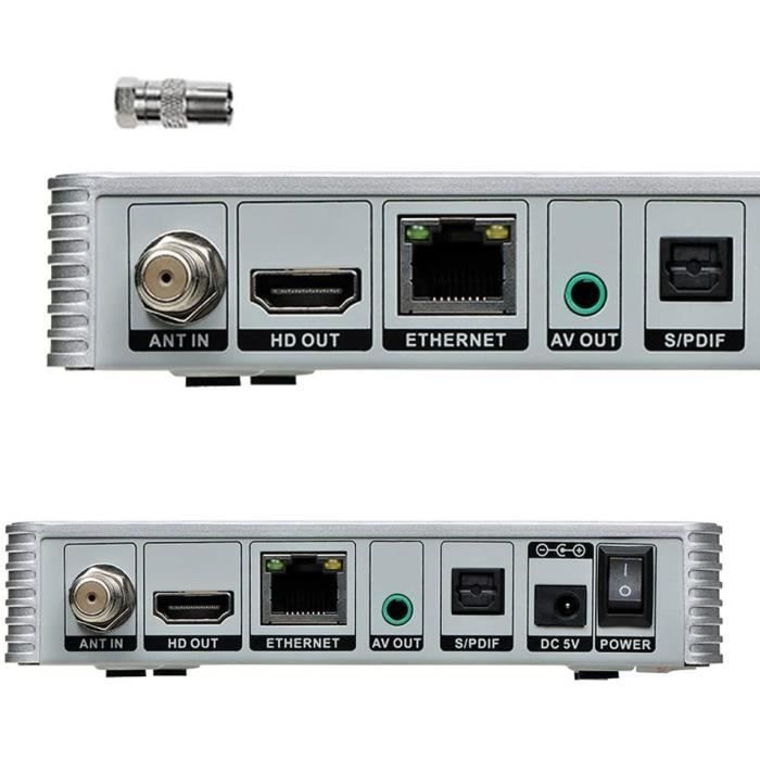 GT Media V7 TT -satelliittiantennit, digitaalinen maanpäällinen televisio (DTT), dekooderi televisiolle, kaapelivastaanotinyhdistelmä, DVB-T-T2, DVB-C-viritin, H.265 HEVC 10-bittinen demodulaattori, F 1544
