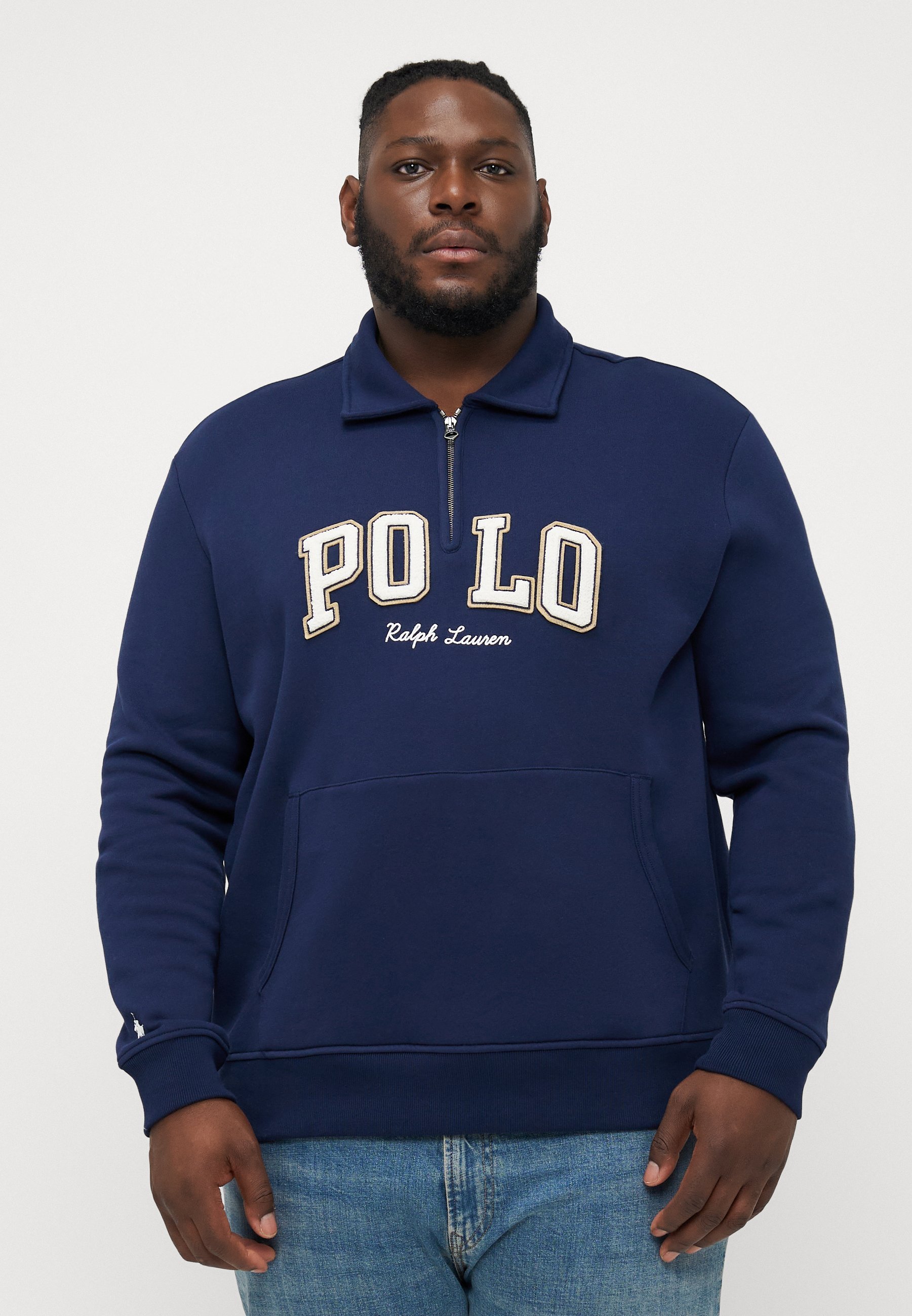 Sweat-shirt Polo Ralph Lauren grandes tailles - bleu marine croisière