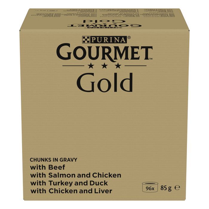 GOURMET GOLD Les Noisettes - 96 x 85 g - Boîtes pour chat adulte