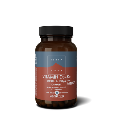 TerraNova dodatak prehrani s kompleksom vitamina D3 i K2 50 kapsula