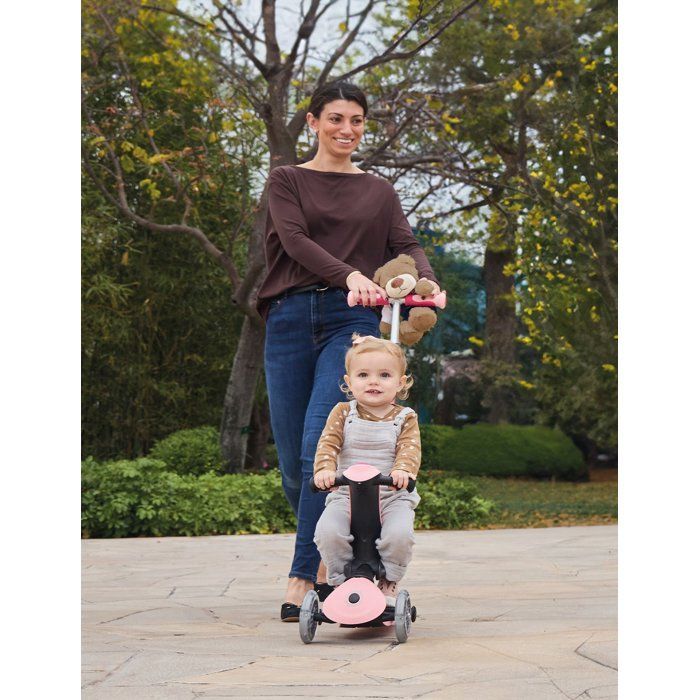 GLOBBER GO UP DELUXE LIGHT Convertible Scooter - Pastel Pink