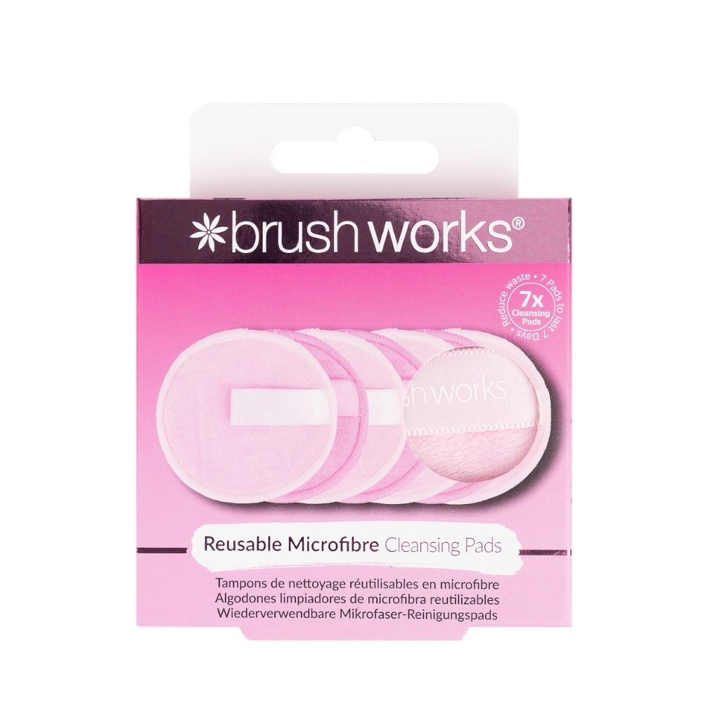 Brushworks Cotons démaquillantes réutilisables (pack de 7)