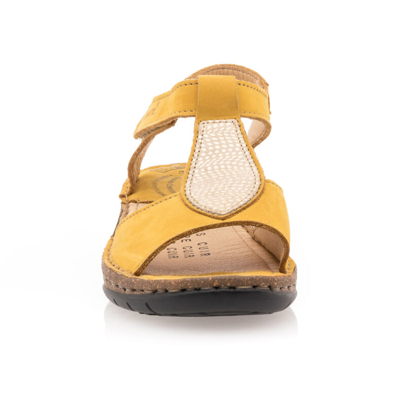 Gelbe Damen-Komfortschuhe