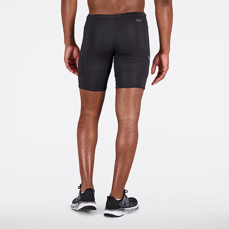 Calça Legging Masculina Q Speed 9 Inch 1/2 - PRETA