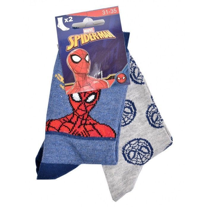 Calzini da ragazzo - OZABI - Confezione da 9 paia - Cotone - Sorpresa - Prodotto ufficiale Spiderman