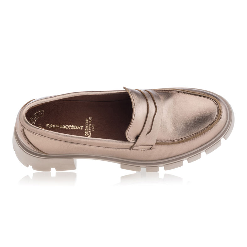 Mocasines/zapatos náuticos amarillos para mujer