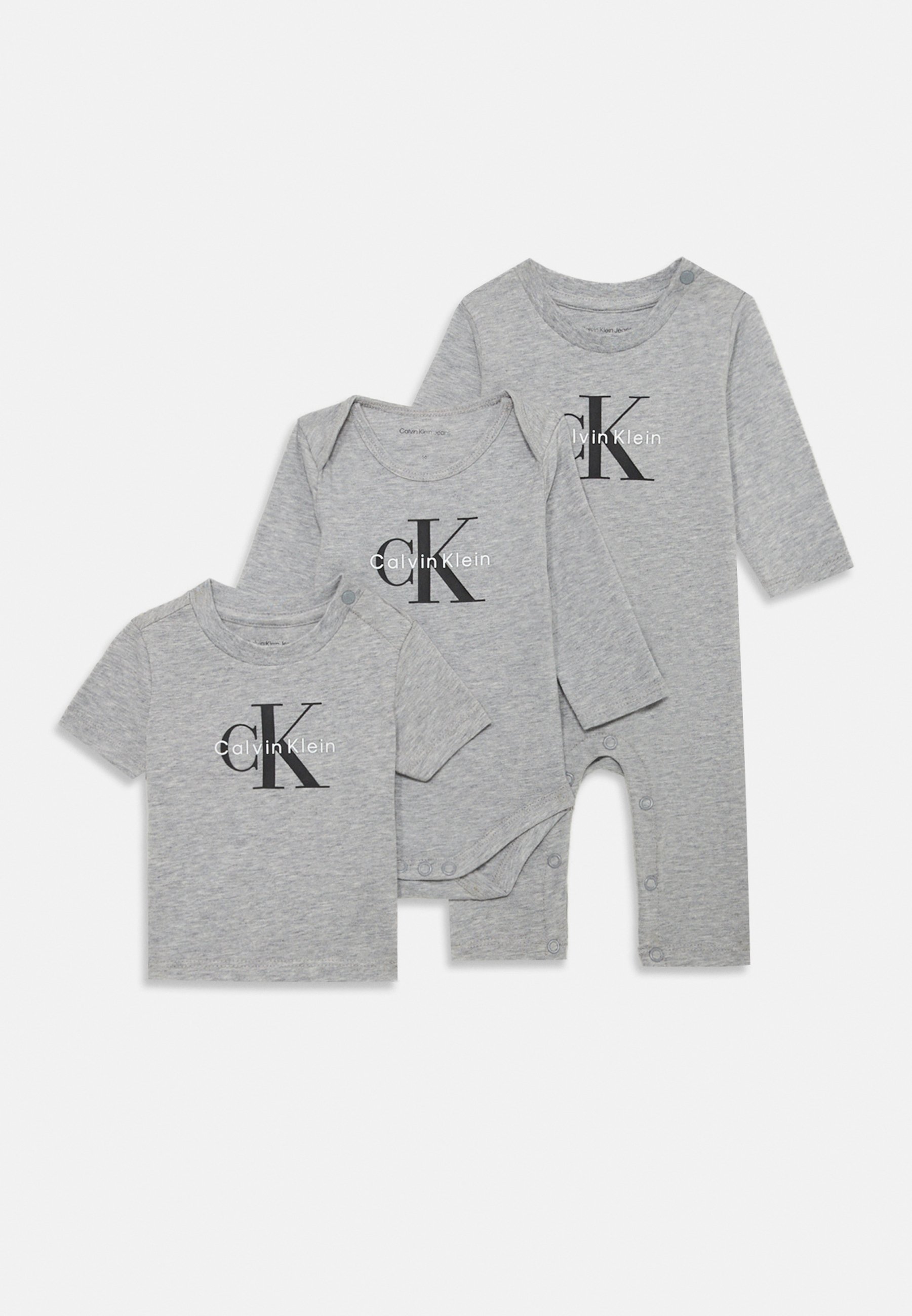 Calvin Klein Jeans MONOLOGO ESSENTIALS CADEAUSET UNISEX - Jumpsuit - grijs
