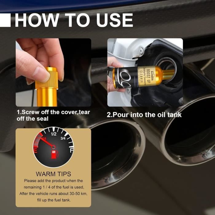 3pcs Gfouk Catalytic Converter Cleaner, Boost up Converter Catalytic Cleaner, Converter Catalytic Cleaner, Fuel System Cleaner