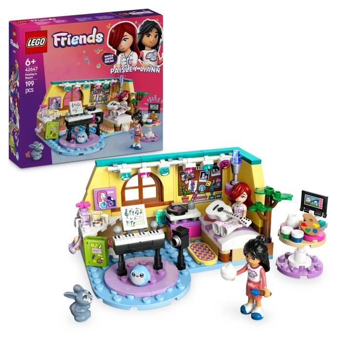 LEGO Friends 42647 Paisley's Bedroom - Interactive toy for children aged 6 and up