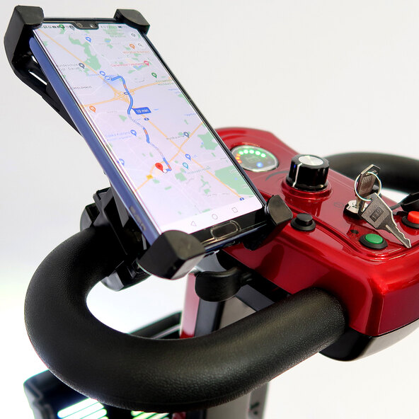Seniorenmobil E-Quad 6 V.3 uses Lithium-Akku