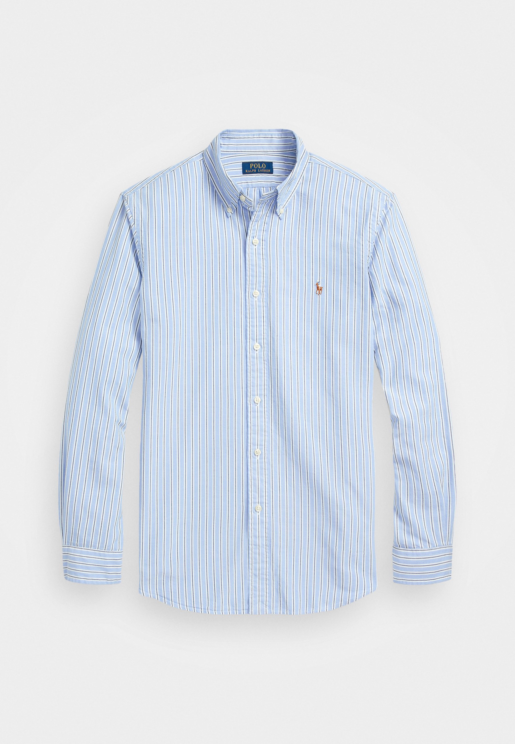 Polo Ralph Lauren CUSTOM FIT GESTREEPT OXFORD SHIRT - Shirt - blauw/wit