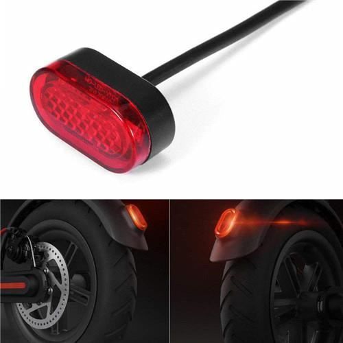 Luz trasera para XIAOMI Mijia M365 - Pieza de repuesto para patinete eléctrico - Negra