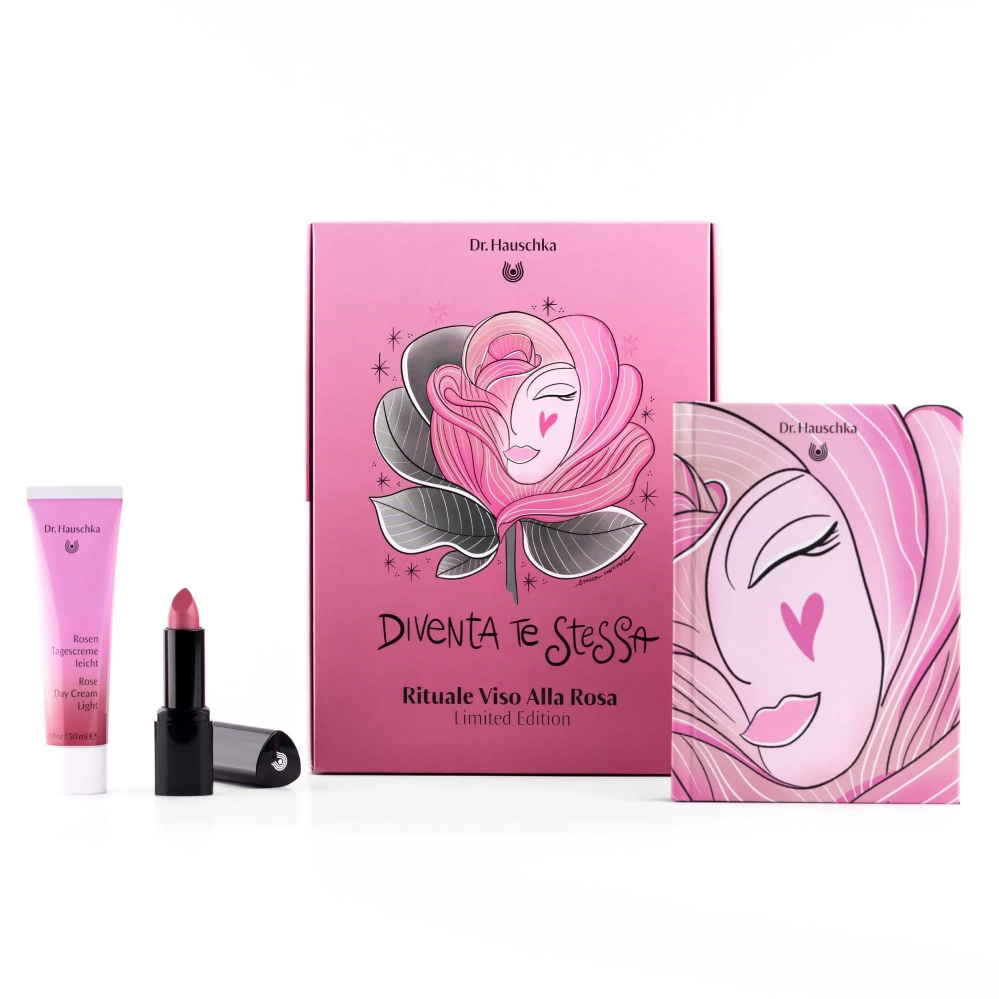 Coffret Rituale Viso alla Rosa - Cofanetto Idratante, Cofanetto Nutriente