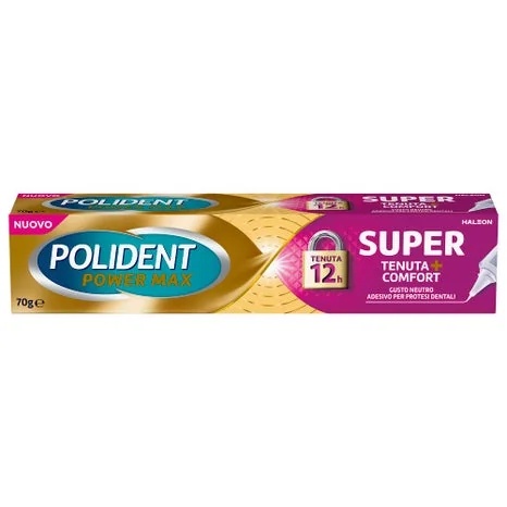POLIDENT Crema fijadora para prótesis dentales Polident Super Hold + Comfort 70 g