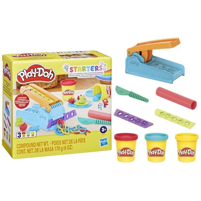 Play-Doh Startset Serpentinen, Modellera med 3 burkar och 10 roliga former, Klassisk, Kreativ Aktivitet för åldrarna 3+
