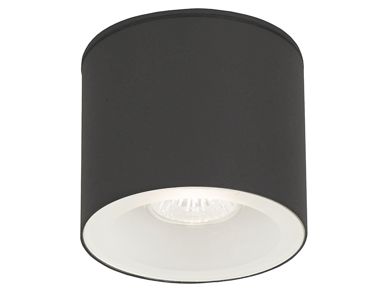 Plafon zewnętrzny Hexa aluminiowy szary