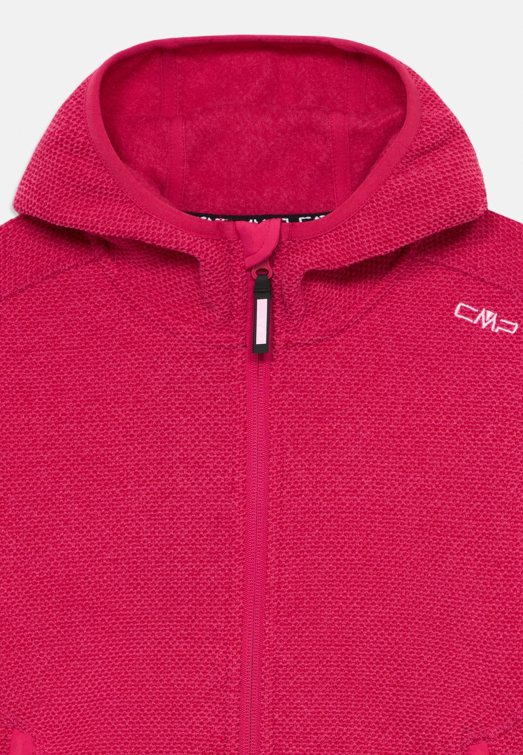 CMP KID G JACKET FIX HOOD UNISEX - Fleecejack - karmijnrood/roze