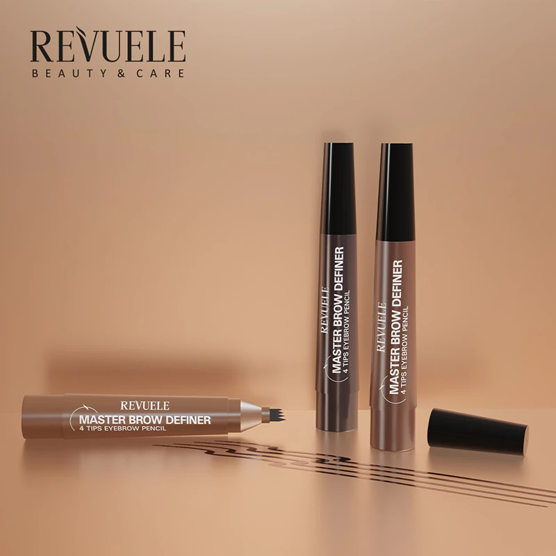 Revuele Master Brow Definer 4 Tips Augenbrauenstift – präziser Augenbrauenstift