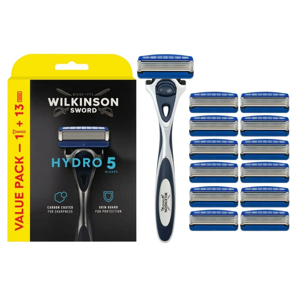 Wilkinson Hydro 5 Value Pack Maszynka do golenia + 13 szt. wkładów