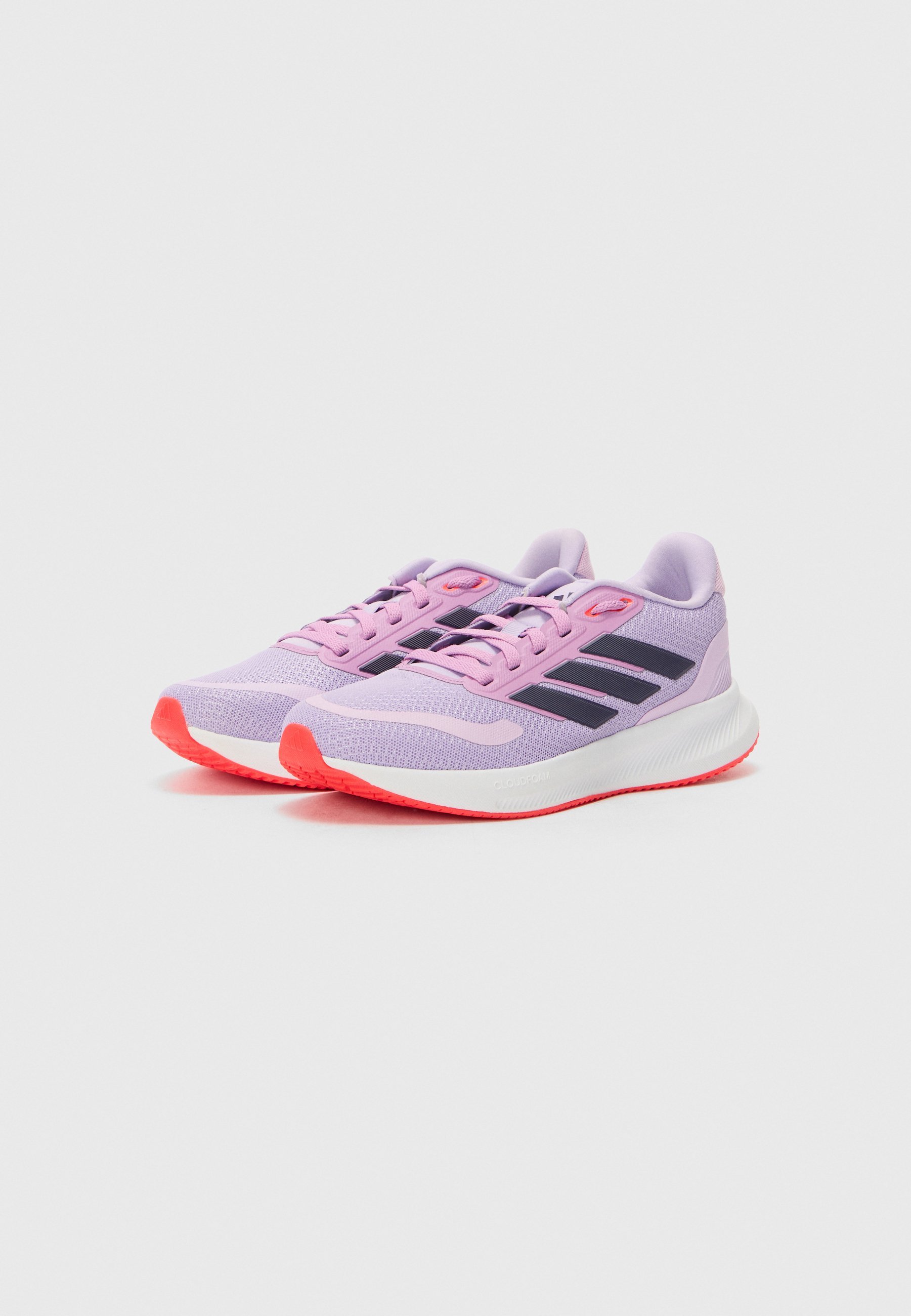 adidas Performance RUNFALCON - Løpesko - powder plum/aurora plum/lucid red