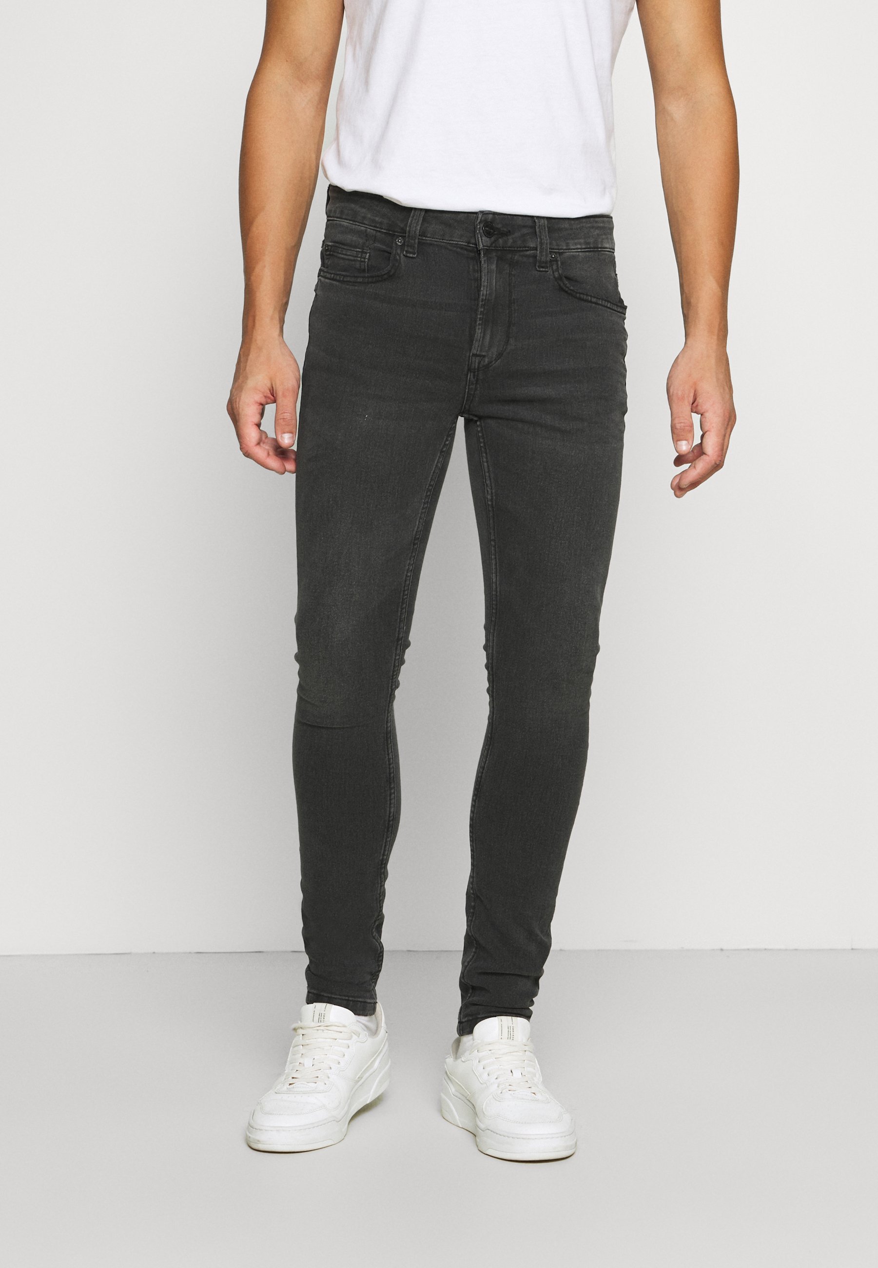 Only & Sons ONSWARP LIFE WASHED - Jean skinny - denim noir