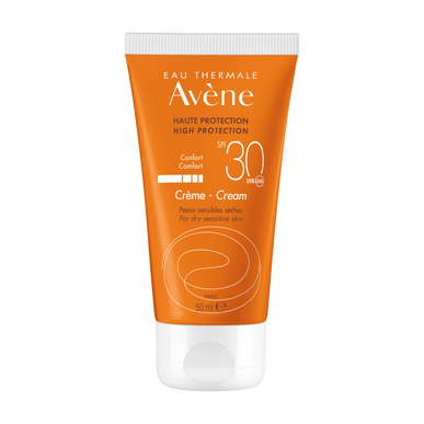 Avène Sun Care Cream Sensitive Skin SPF30 krema za sončenje za obraz za občutljivo kožo 50 ml