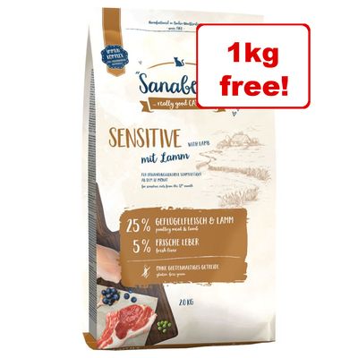 kg Sanabelle droogvoer voor kittens/volwassen katten - 1 kg extra gratis!*