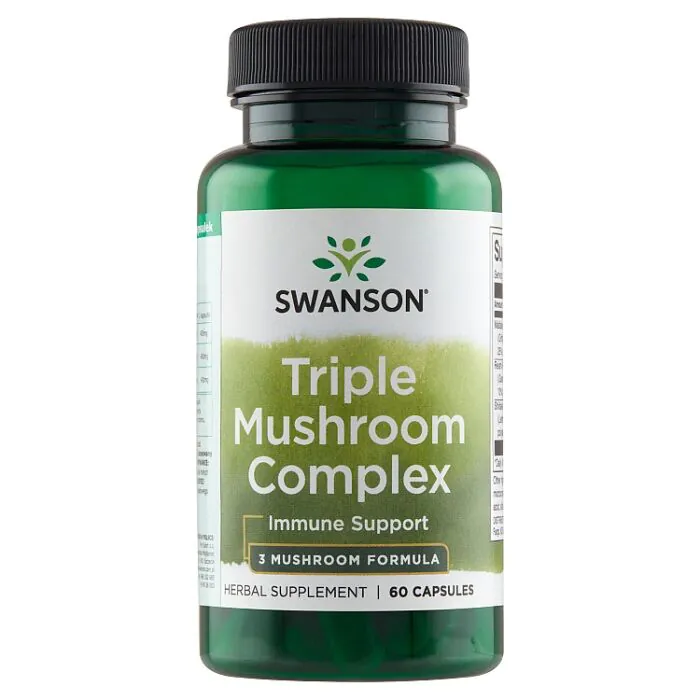 Swanson Triple Mushroom Standardized Complex Kapsułki