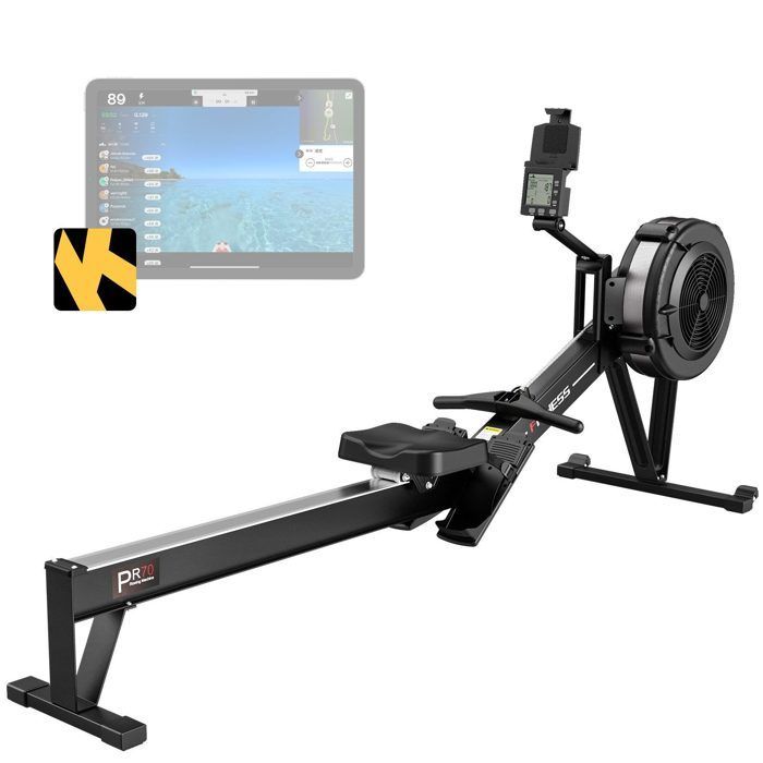 Aeromagnetische roeimachine - PASYOU - PR70 - Dubbele lucht- + magnetische weerstand - Vliegwiel van 4,5 kg - Opvouwbaar